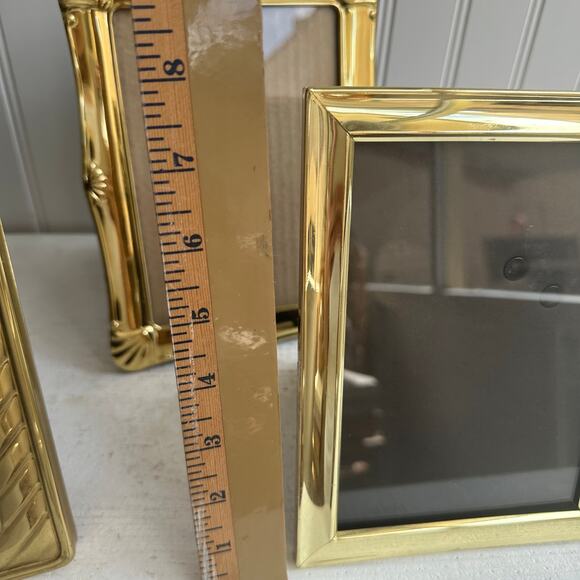 Set of 4 Gold Frames Wedding Wall Memory Gallery Wall Pictures Assorted Ornate - Picture 9 of 11